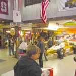 Toy wrappping at Sparky's Hot Rod Shop. 058