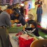 Toy wrappping at Sparky's Hot Rod Shop. 094