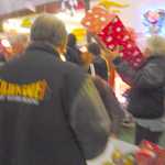 Toy wrappping at Sparky's Hot Rod Shop. 098