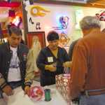 Toy wrappping at Sparky's Hot Rod Shop. 104
