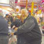 Toy wrappping at Sparky's Hot Rod Shop. 108