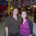 Sally and Deanna stop by to say hello.