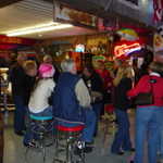 Toy wrappping at Sparky's Hot Rod Shop. 158