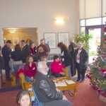 Santa arrives at the RMD House 024