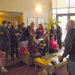 Santa arrives at the RMD House 026