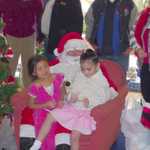Santa arrives at the RMD House 031