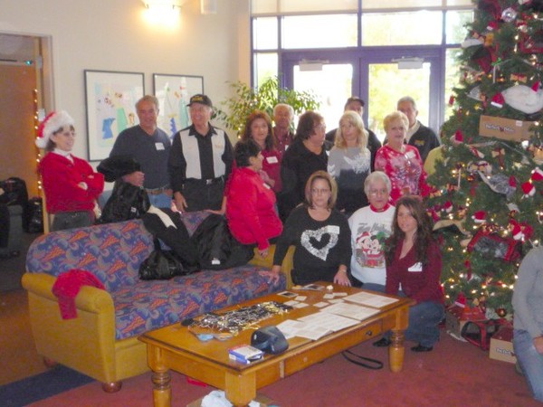 Santa arrives at the RMD House 034
