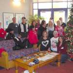 Santa arrives at the RMD House 034
