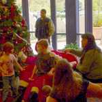 Santa arrives at the RMD House 038