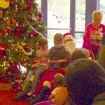 Santa arrives at the RMD House 039