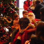 Santa arrives at the RMD House 044