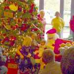 Santa arrives at the RMD House 049