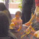 Santa arrives at the RMD House 055
