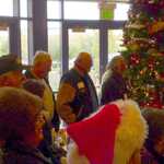 Santa arrives at the RMD House 058