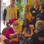 Santa arrives at the RMD House 061