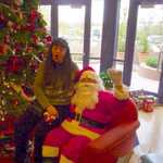 Santa arrives at the RMD House 079