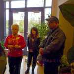 Santa arrives at the RMD House 084