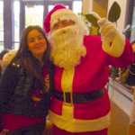 Santa arrives at the RMD House 086