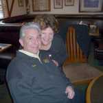 Chuck and Linda take a well deserved pause in the day.