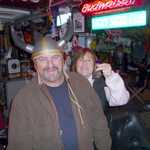 MOFATT Mike and Superbird Joann are the first to stop by.