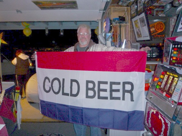 Yep we got COLD BEER here!