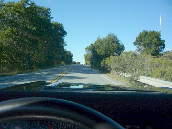 Doing some December driving in the roadrunner on a beautiful day!