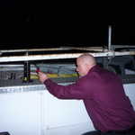 Tim lights off the mortors.