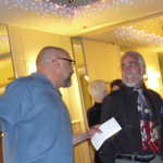 Carl, here's the bill for tonight party, bring the car around back and let's split before the waiter comes.