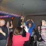 All hail, Jim Stimel the lucky door prize winner.