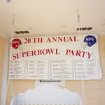 Come with us to a Superbowl party at at the Chiarenza's house.