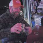 The evil Dr. Jeckle mixes up a Moonshine cocktail.