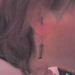 Look little Dragstrip Christmas tree earings.
