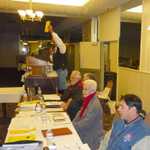 Carl makes the anouncement at the March club meeting.