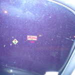 It's 7:04 PM as the sign on my old High School signboard shows. Oh and no that's not snow....LOL