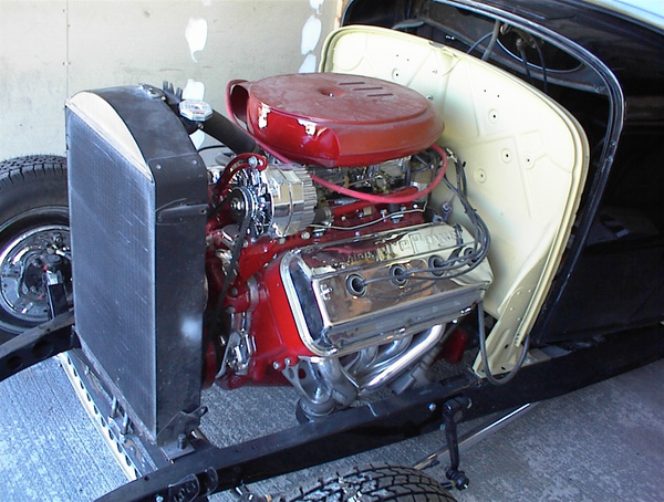 My neighbor builds hot rods. This one is about done.