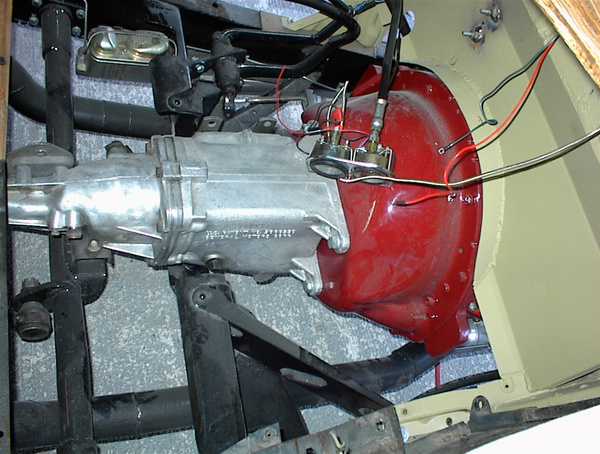 Adapter from the Hemi tio a Chevy 4 speed