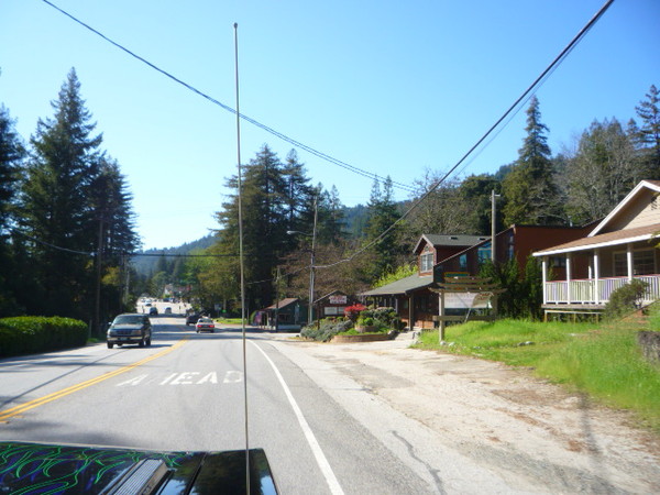 We are about to take over the little town of Boulder Creek, Ca.