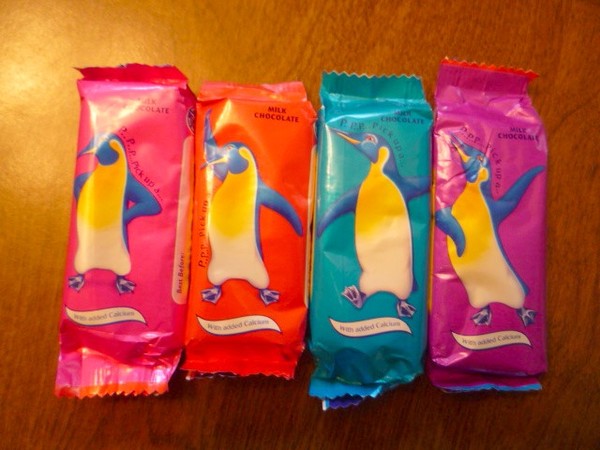 We found some Penguin candy today too!
