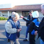 Arriving in Millpitas, Ca. we connnect up and get our entry tickets.