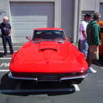 Man i dig this crazy flared out vette. Very 70's cool!