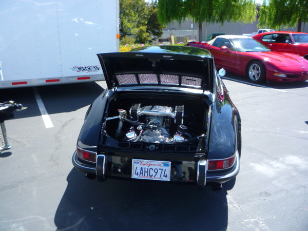 V-8 in a Porsche is unusual to say the least!