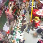 Here is a birdseye view of the party.