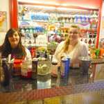 My girls help out by selling ice cream.