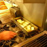 Now you gotta have lots and lots of butter to make good garlic bread.