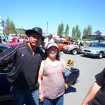The Rabon family from Club New Racing Generation stop by the MPM tent.
