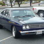 My 1969 Plymouth roadrunner makes the scene.