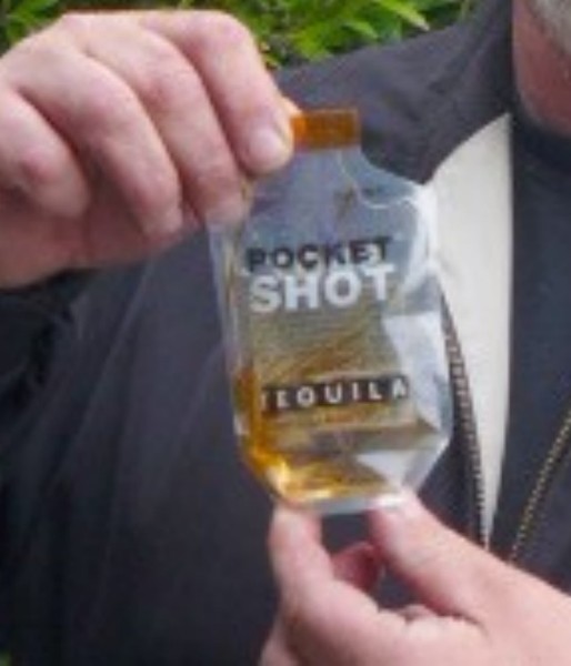 Pocket shots for those who drop the bottle too easily.