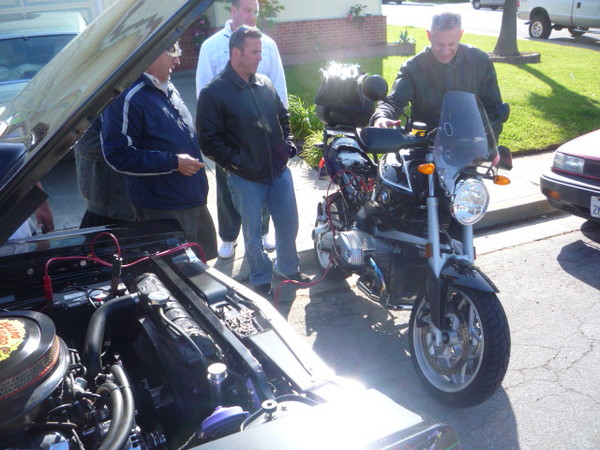 My brother's BMW motorcycle gives up starting on Mother's Day 2009