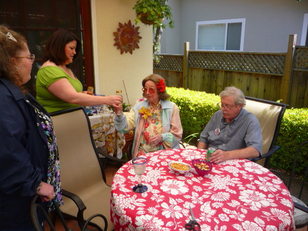 Diane my sister in law, Sally, Rose my mother, and my brother Mike.