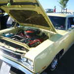 Dennis Harris a local Moparter brought his way too loud R/T today.